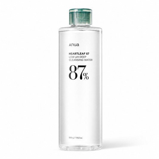 Anua Heartleaf 87% Low pH Deep Cleansing Water 500g – Apă Micellară Calmantă cu pH Scăzut