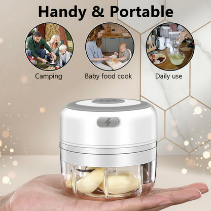 Electric Kitchen Food Chopper – Mini Garlic, Vegetable & Meat Grinder