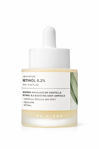 SKIN1004 Madagascar Centella Retinol 0.2 Boosting Shot Ampoule 30ml – Ampoule Anti-Îmbătrânire cu Retinol & Centella