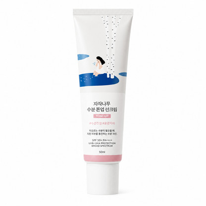 Round Lab Birch Juice Moisturizing Tone Up Sunscreen 50ml SPF50+ PA++++ – Cremă Solară Tone-Up cu Sevă de Mesteacăn
