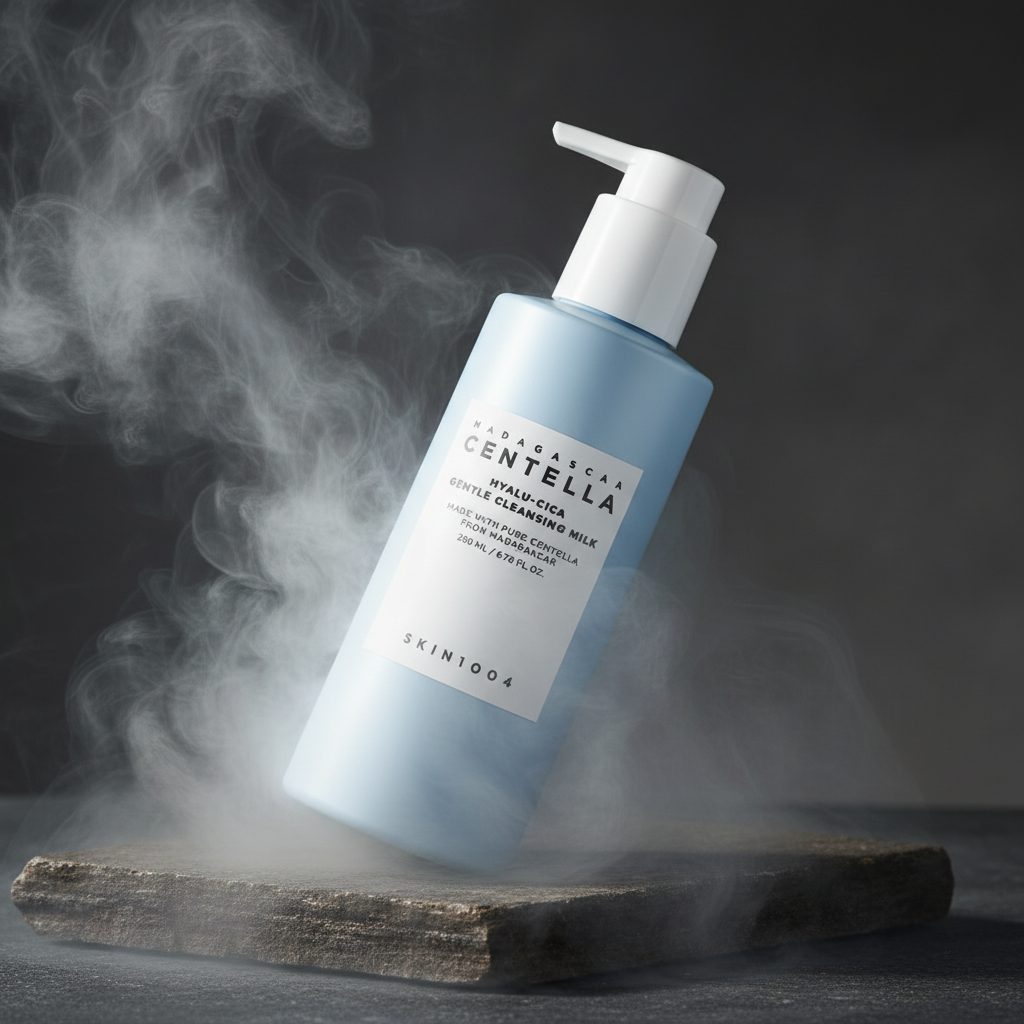 SKIN1004 Madagascar Centella Hyalu-Cica Gentle Cleansing Milk 200ml – Lapte de Curățare Hidratant cu Ceramide & Panthenol