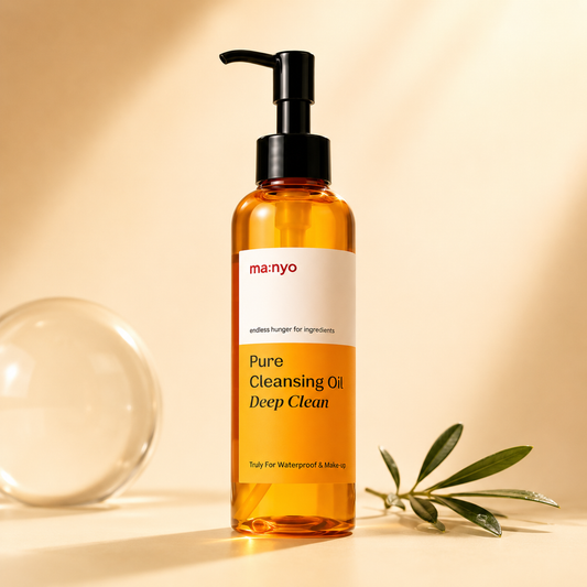 Manyo Factory Pure Cleansing Oil Deep Clean 200ml – Ulei de Curățare Profundă pentru Machiaj Rezistent & Waterproof