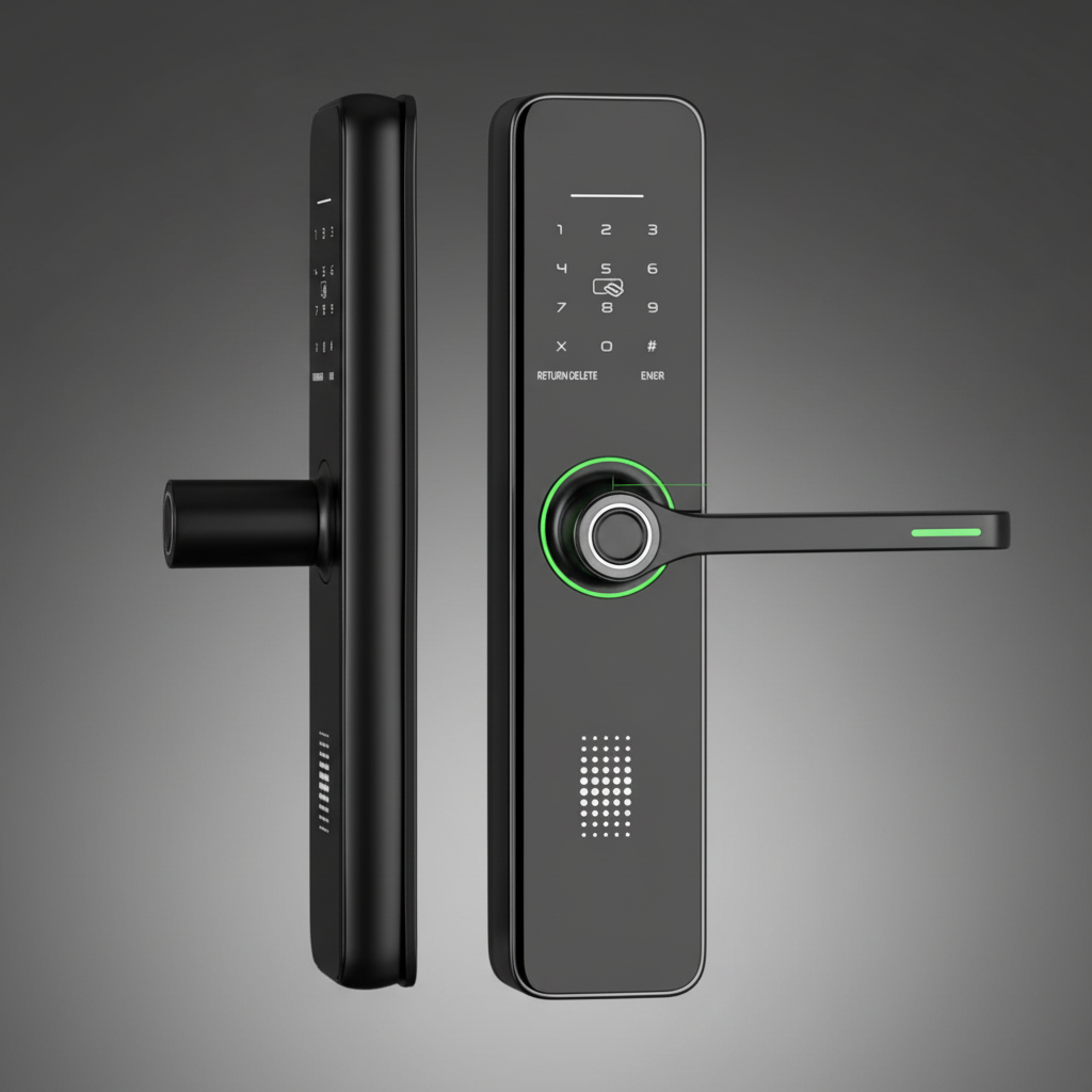 Smart WiFi Door Lock with Keypad & App Control – Keyless Entry System