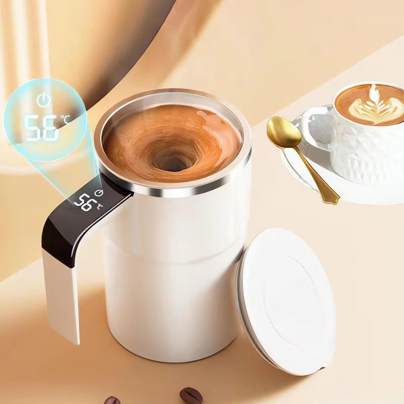 Automatic Magnetic Self-Stirring Coffee Mug – Rechargeable Smart Mixing Cup