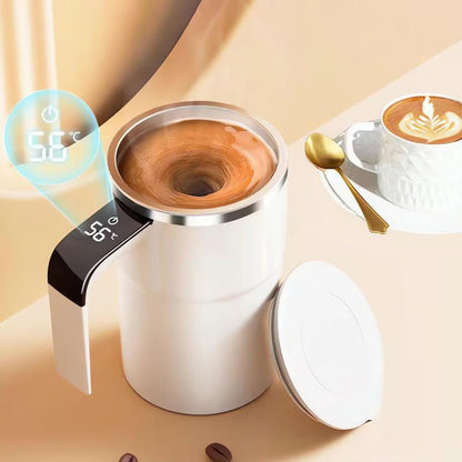Automatic Magnetic Self-Stirring Coffee Mug – Rechargeable Smart Mixing Cup