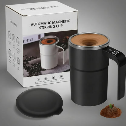 Automatic Magnetic Self-Stirring Coffee Mug – Rechargeable Smart Mixing Cup