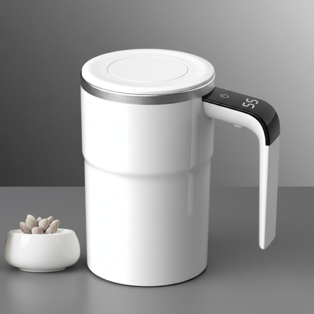 Automatic Magnetic Self-Stirring Coffee Mug – Rechargeable Smart Mixing Cup